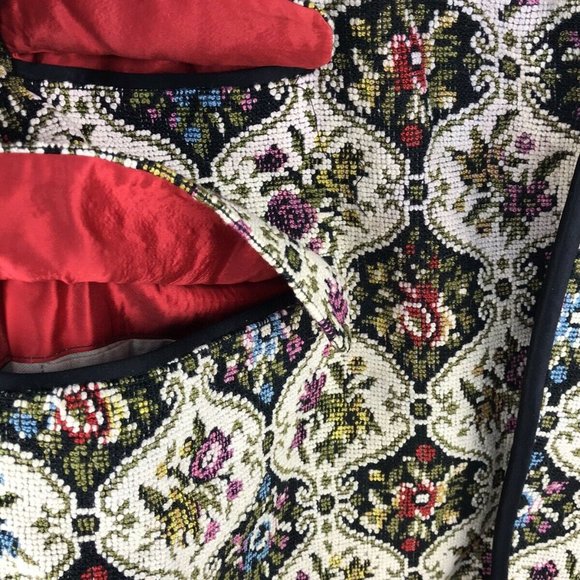 Vintage Smoking Coat Jacket Mens Large XL Gwynn - Picture 4 of 8